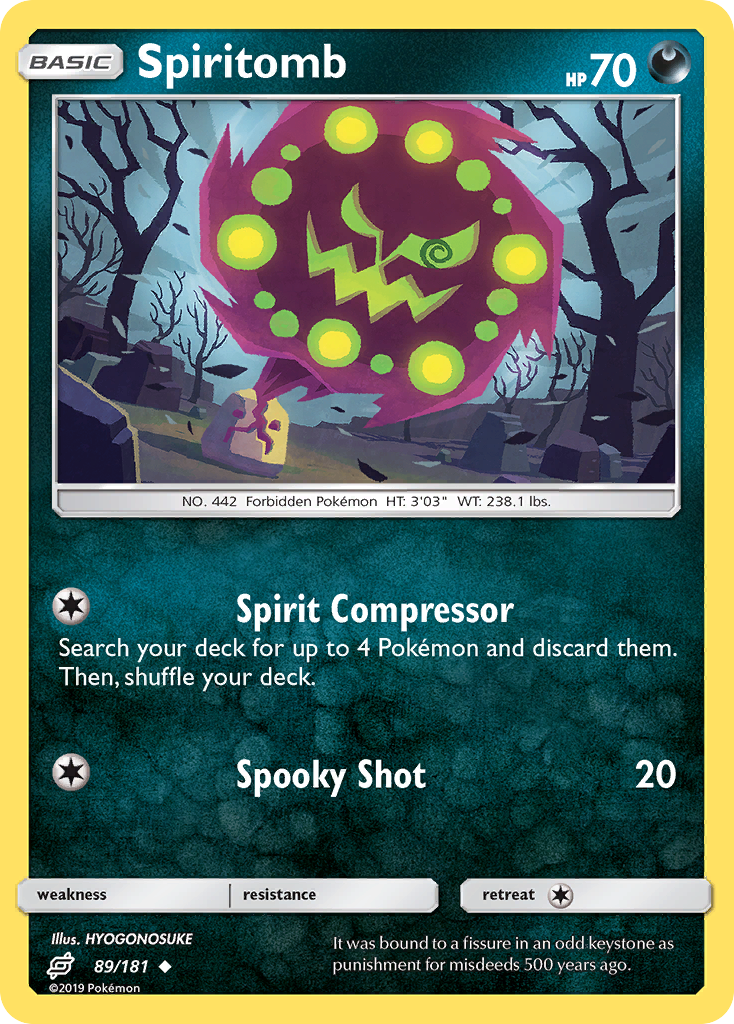 Spiritomb (89/181) [Sun & Moon: Team Up] | Anubis Games and Hobby