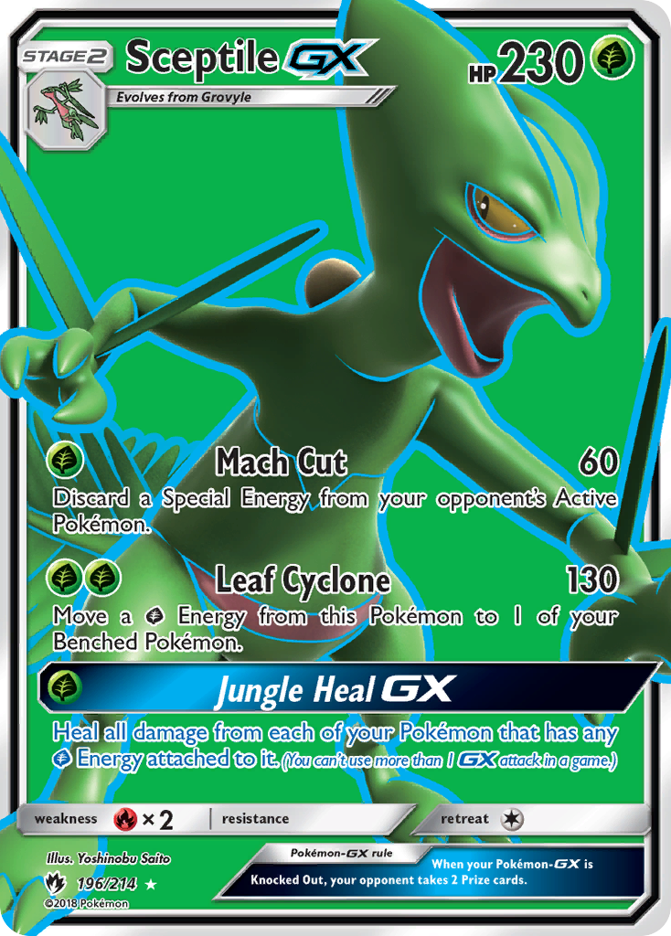 Sceptile GX (196/214) [Sun & Moon: Lost Thunder] | Anubis Games and Hobby