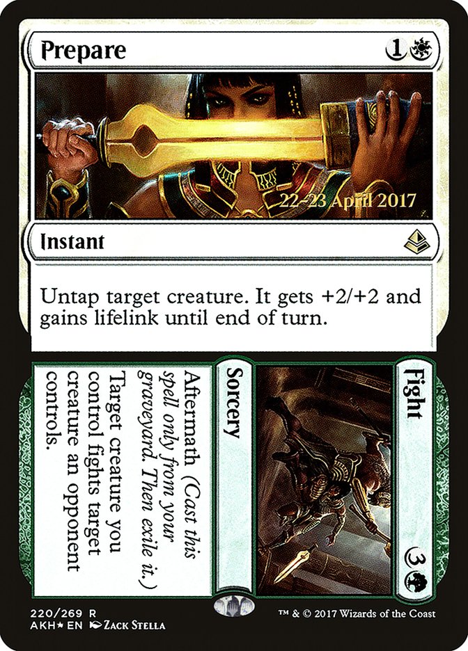 Prepare // Fight [Amonkhet Prerelease Promos] | Anubis Games and Hobby