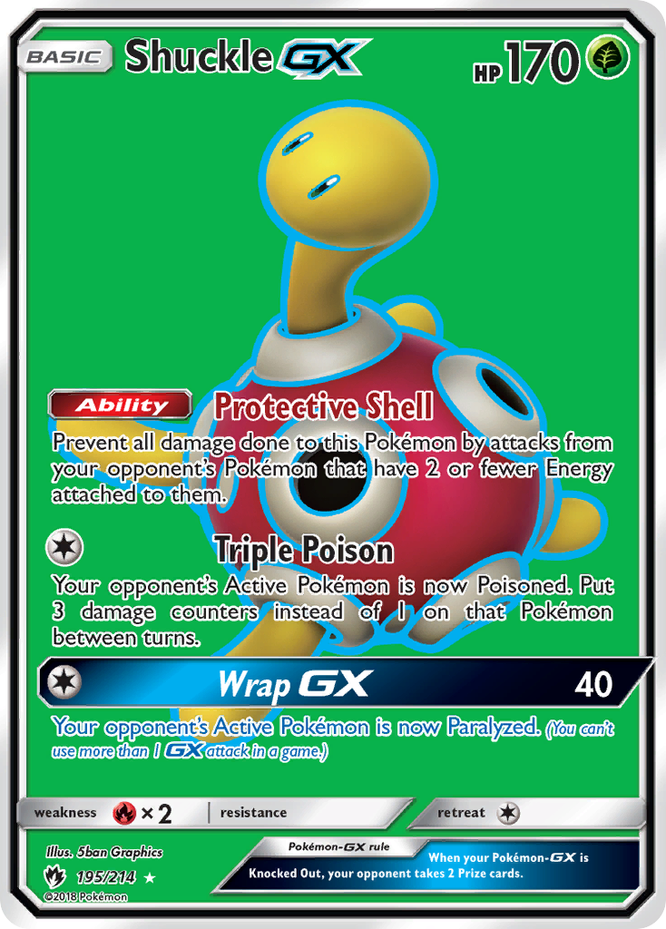 Shuckle GX (195/214) [Sun & Moon: Lost Thunder] | Anubis Games and Hobby