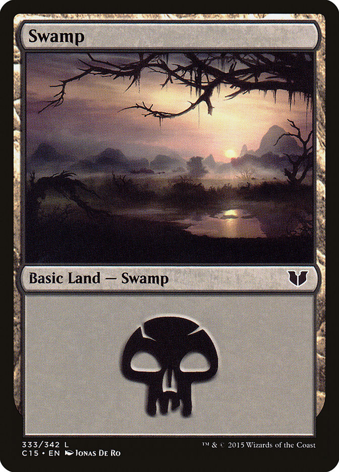 Swamp (333) [Commander 2015] | Anubis Games and Hobby