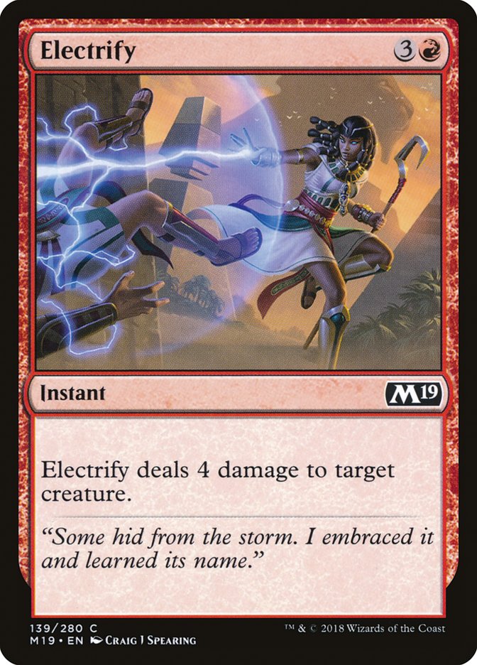 Electrify [Core Set 2019] | Anubis Games and Hobby