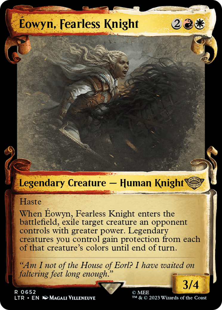 Eowyn, Fearless Knight [The Lord of the Rings: Tales of Middle-Earth Showcase Scrolls] | Anubis Games and Hobby