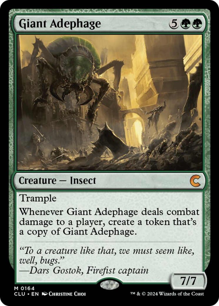 Giant Adephage [Ravnica: Clue Edition] | Anubis Games and Hobby