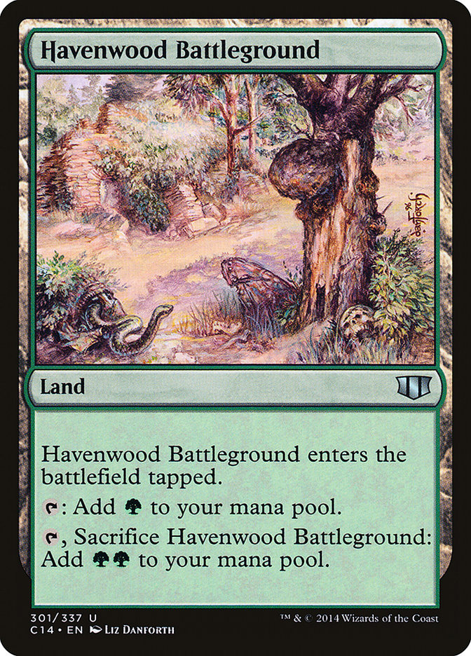 Havenwood Battleground [Commander 2014] | Anubis Games and Hobby