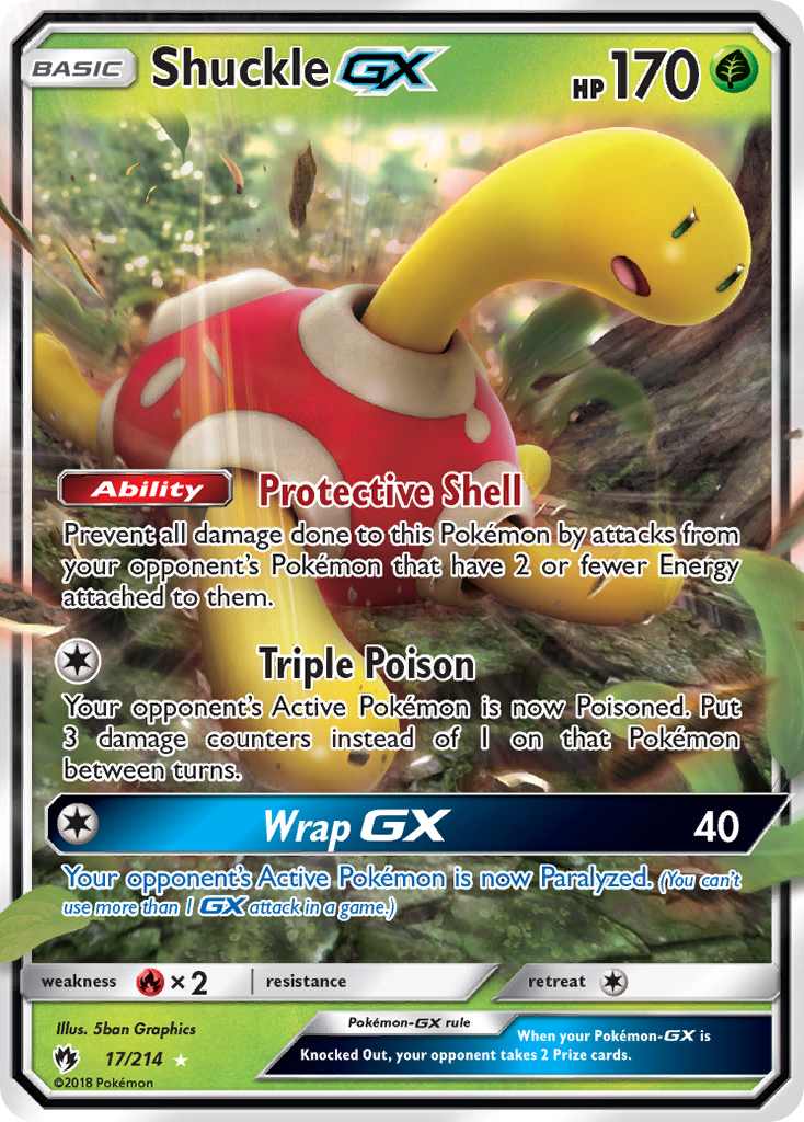 Shuckle GX (17/214) [Sun & Moon: Lost Thunder] | Anubis Games and Hobby