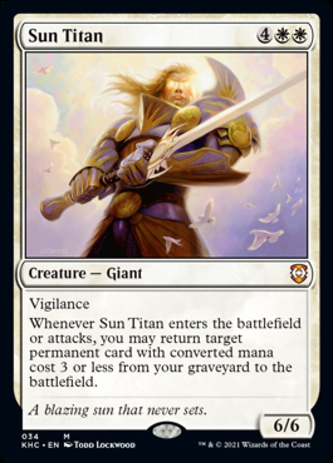 Sun Titan [Kaldheim Commander] | Anubis Games and Hobby