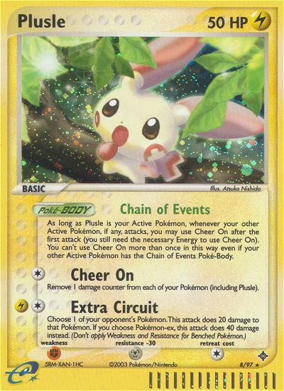 Plusle (8/97) [EX: Dragon] | Anubis Games and Hobby