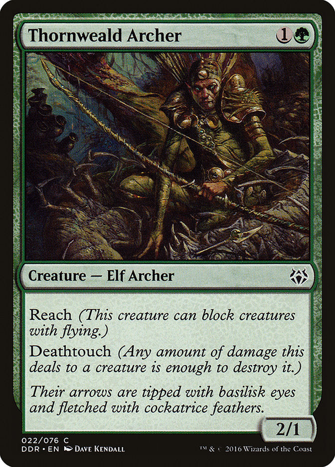 Thornweald Archer [Duel Decks: Nissa vs. Ob Nixilis] | Anubis Games and Hobby