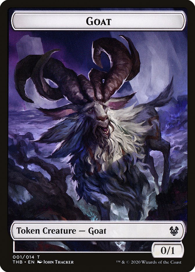 Goat Token [Theros Beyond Death Tokens] | Anubis Games and Hobby