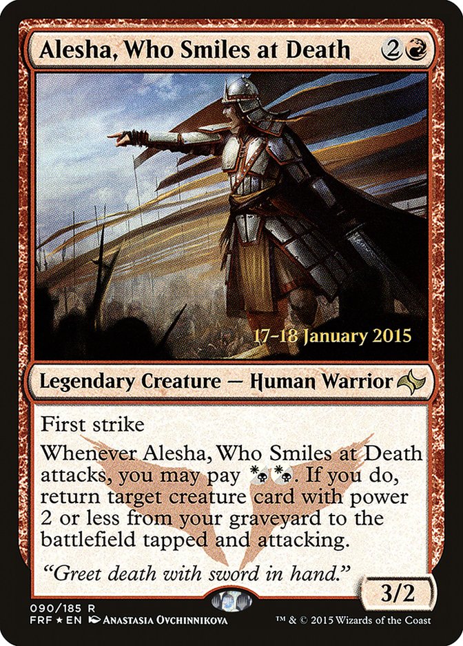 Alesha, Who Smiles at Death [Fate Reforged Prerelease Promos] | Anubis Games and Hobby