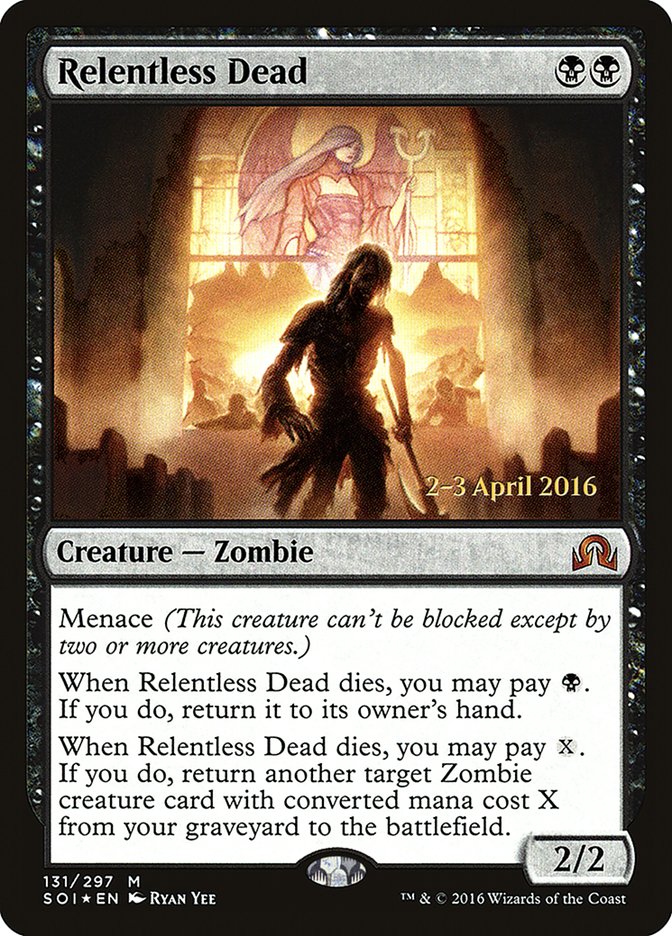 Relentless Dead [Shadows over Innistrad Prerelease Promos] | Anubis Games and Hobby