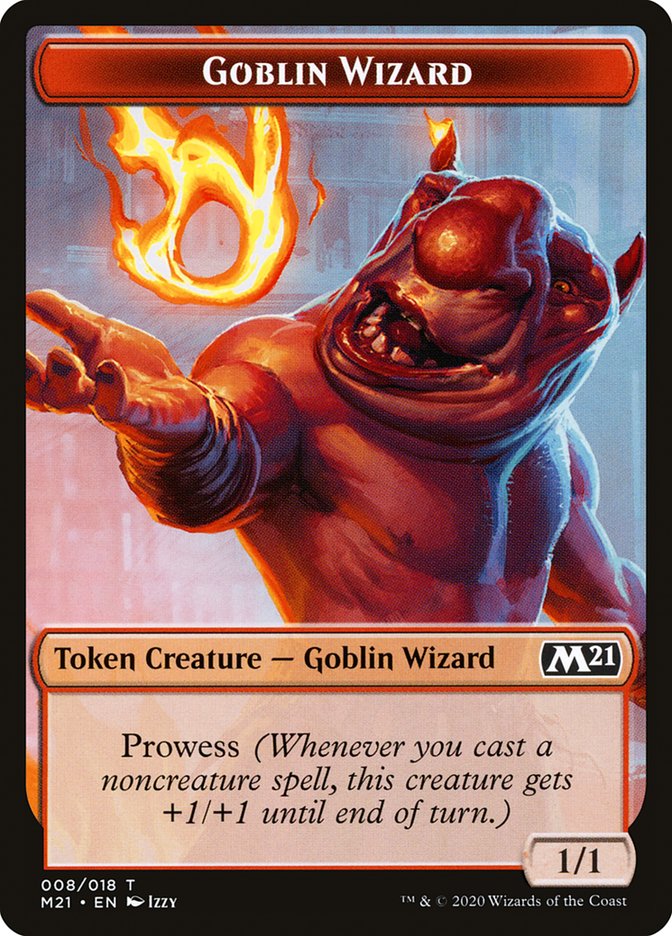Goblin Wizard Token [Core Set 2021 Tokens] | Anubis Games and Hobby