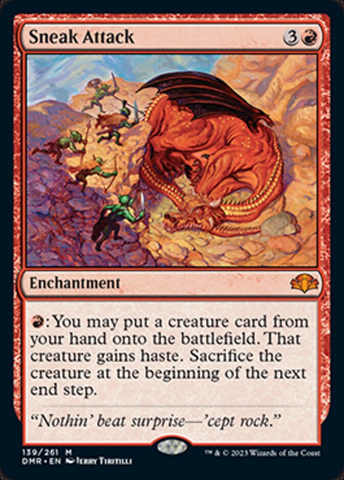 Sneak Attack [Dominaria Remastered] | Anubis Games and Hobby