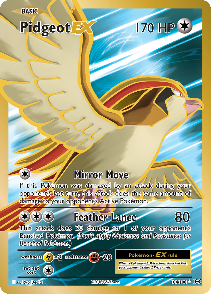 Pidgeot EX (104/108) [XY: Evolutions] | Anubis Games and Hobby