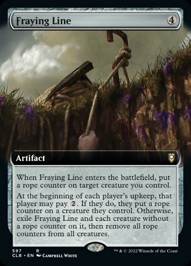 Fraying Line (Extended Art) [Commander Legends: Battle for Baldur's Gate] | Anubis Games and Hobby