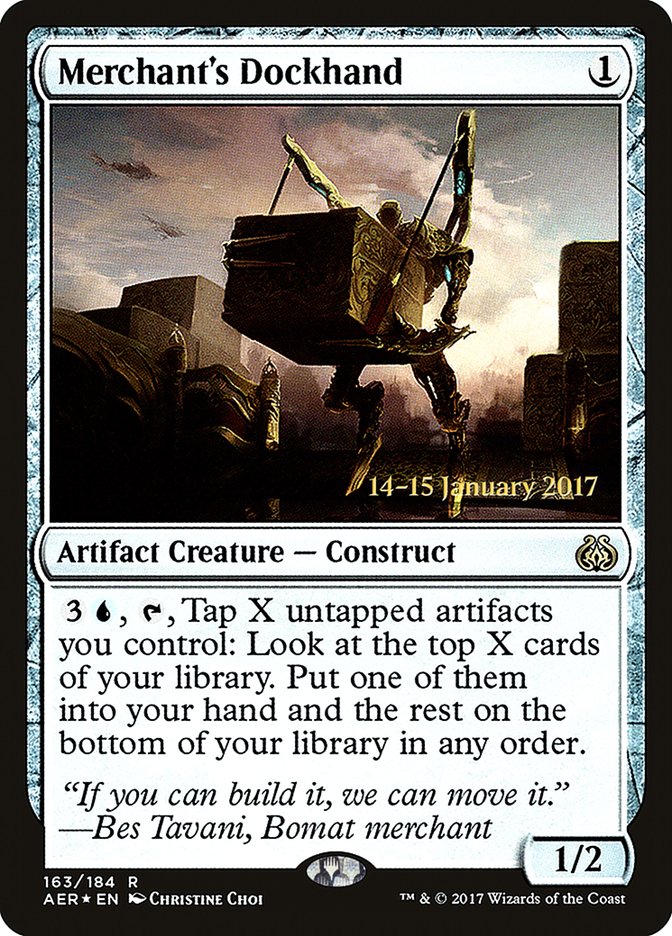Merchant's Dockhand [Aether Revolt Prerelease Promos] | Anubis Games and Hobby