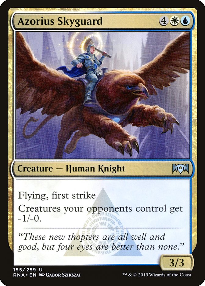 Azorius Skyguard [Ravnica Allegiance] | Anubis Games and Hobby