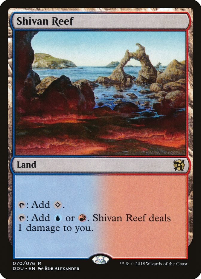 Shivan Reef [Duel Decks: Elves vs. Inventors] | Anubis Games and Hobby