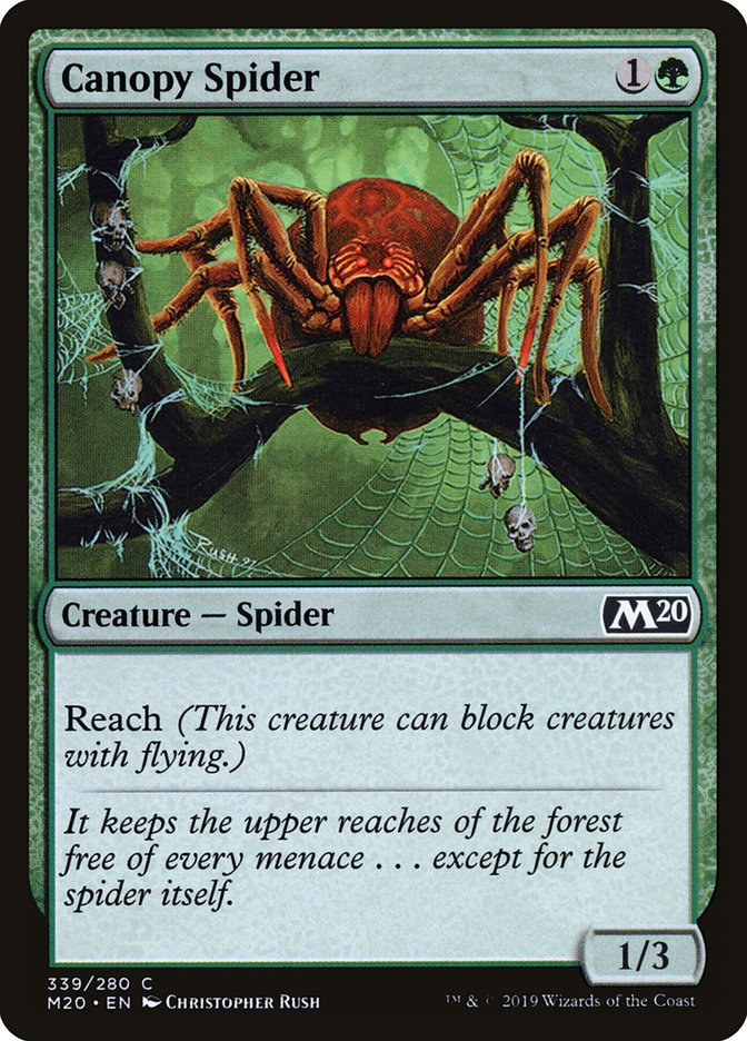 Canopy Spider [Core Set 2020] | Anubis Games and Hobby