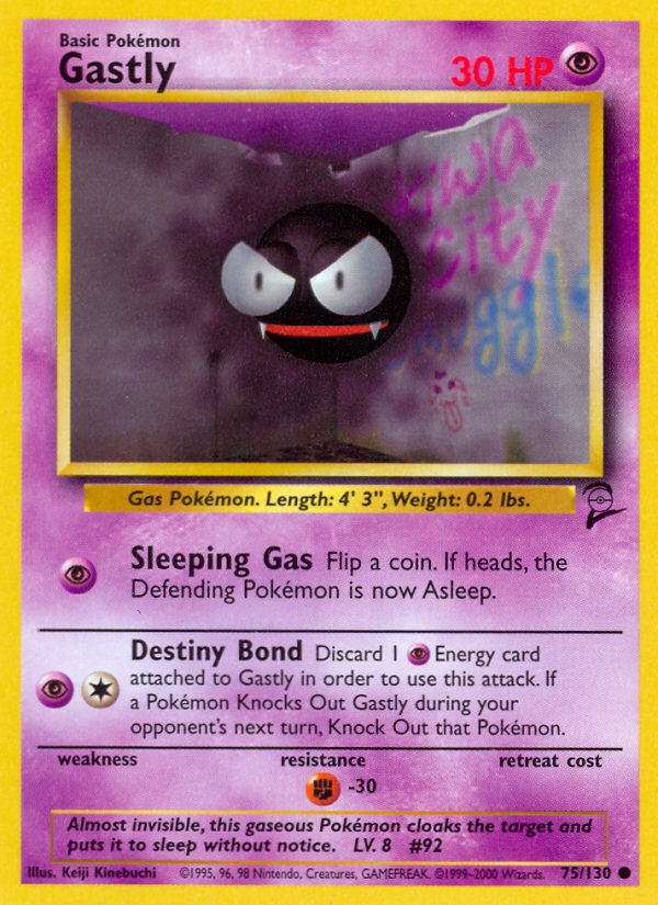 Gastly (75/130) [Base Set 2] | Anubis Games and Hobby