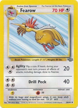 Fearow (36/64) [Jungle Unlimited] | Anubis Games and Hobby