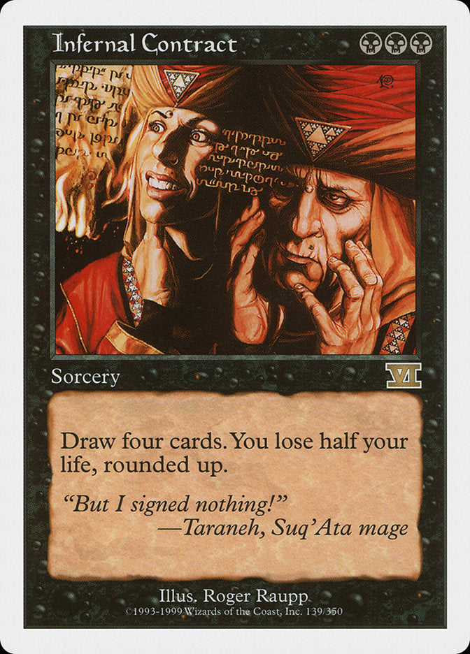 Infernal Contract [Classic Sixth Edition] | Anubis Games and Hobby