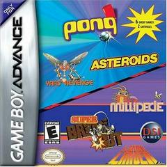Pong / Asteroids / Yar's Revenge / Millipede / Super Breakout / Lunar Lander - GameBoy Advance | Anubis Games and Hobby