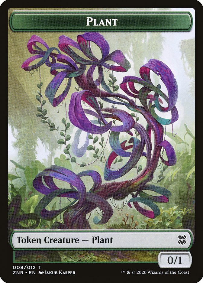 Plant Token [Zendikar Rising Tokens] | Anubis Games and Hobby