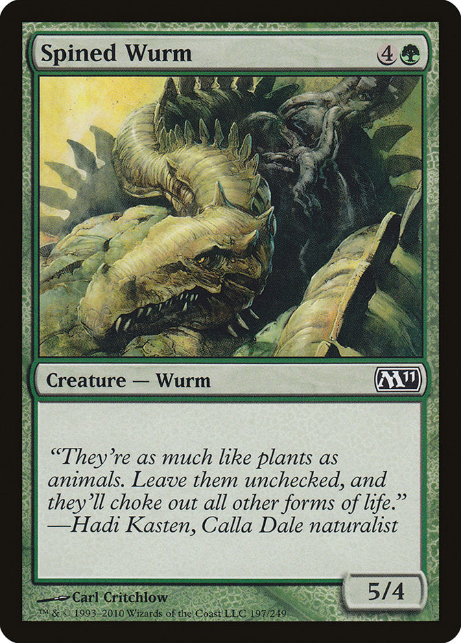 Spined Wurm [Magic 2011] | Anubis Games and Hobby