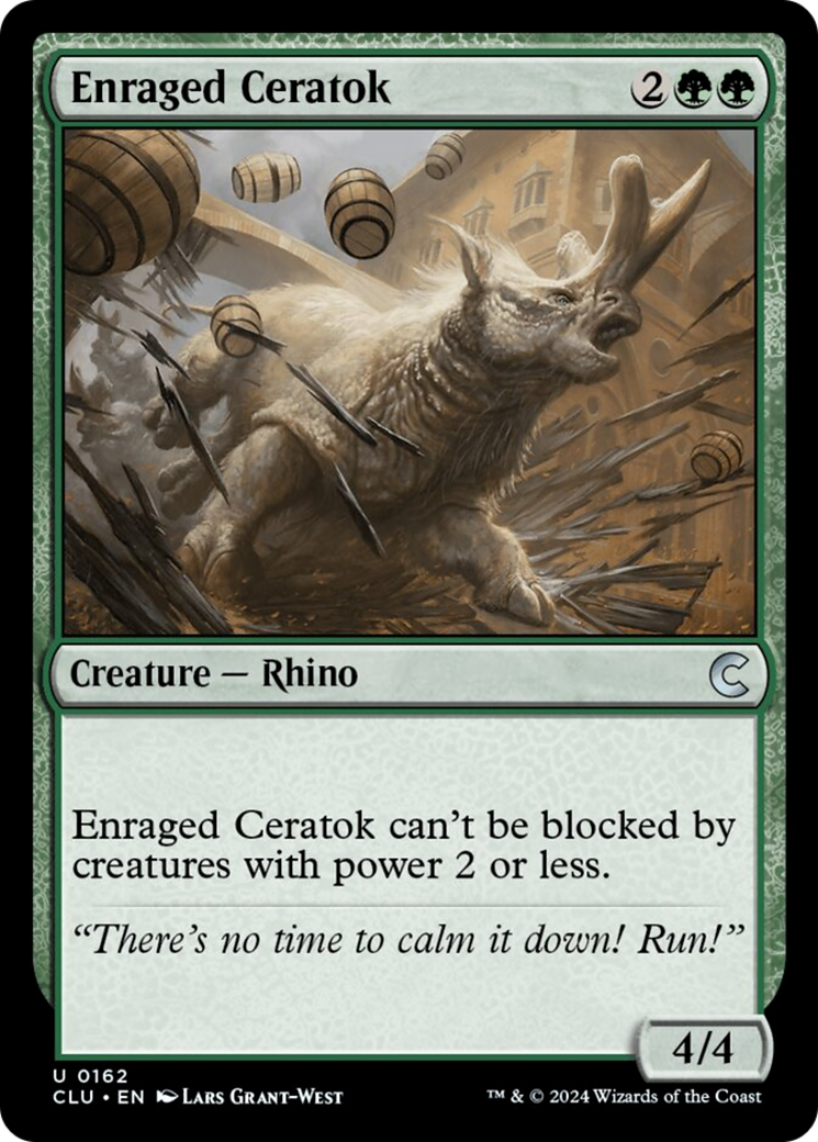 Enraged Ceratok [Ravnica: Clue Edition] | Anubis Games and Hobby