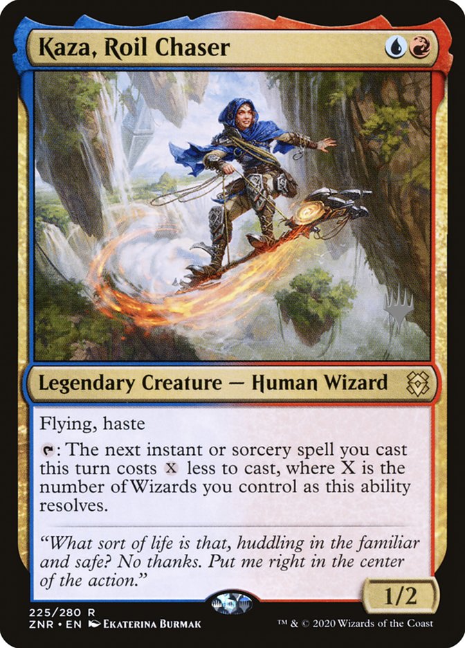 Kaza, Roil Chaser (Promo Pack) [Zendikar Rising Promos] | Anubis Games and Hobby