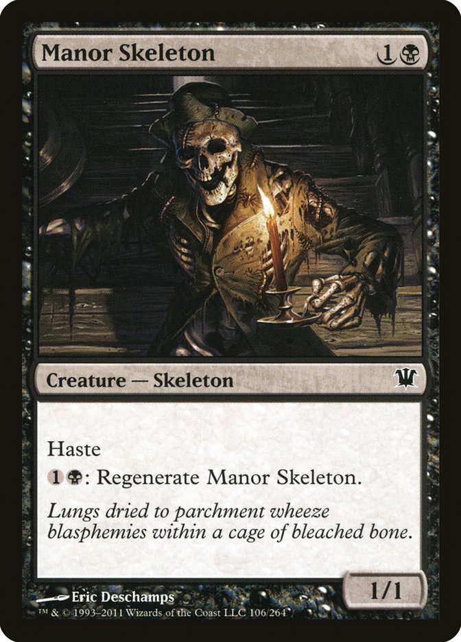 Manor Skeleton [Innistrad] | Anubis Games and Hobby