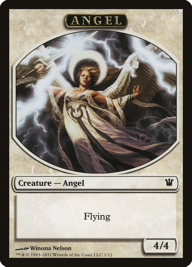 Angel Token [Innistrad Tokens] | Anubis Games and Hobby