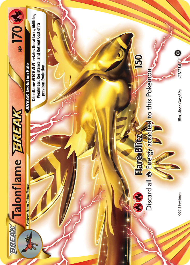 Talonflame BREAK (21/114) [XY: Steam Siege] | Anubis Games and Hobby
