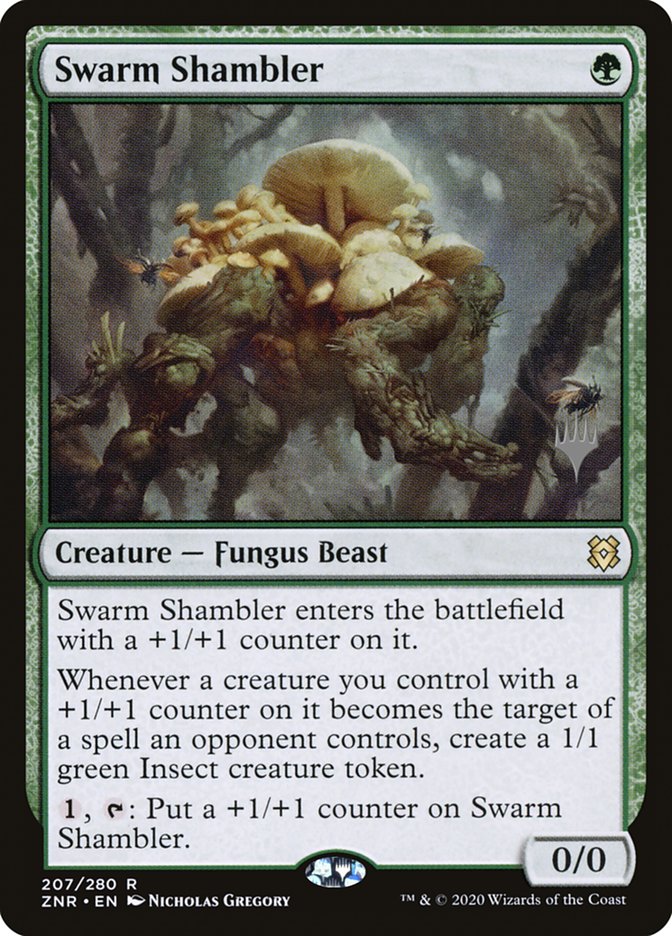 Swarm Shambler (Promo Pack) [Zendikar Rising Promos] | Anubis Games and Hobby