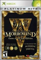 Elder Scrolls III Morrowind Platinum [Game of the Year] - Xbox | Anubis Games and Hobby