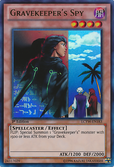 Gravekeeper's Spy [LCYW-EN183] Ultra Rare | Anubis Games and Hobby