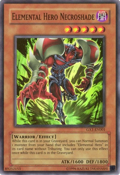 Elemental Hero Necroshade [GX1-EN001] Super Rare | Anubis Games and Hobby