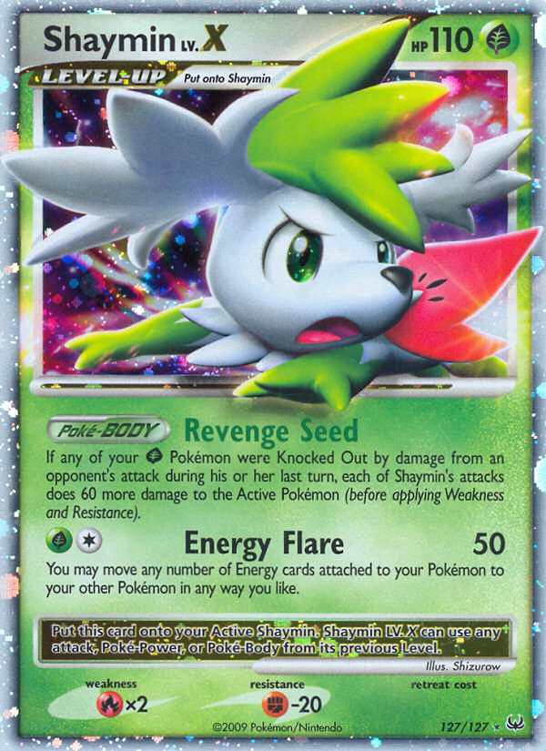 Shaymin LV.X (127/127) [Platinum: Base Set] | Anubis Games and Hobby