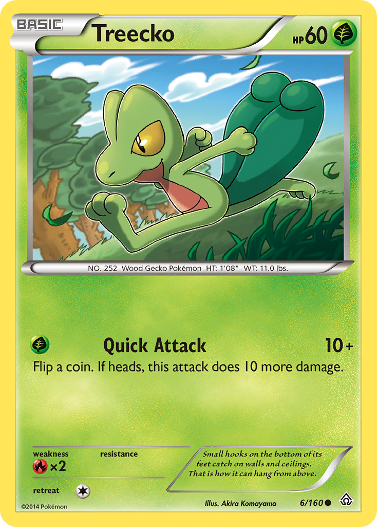 Treecko (6/160) [XY: Primal Clash] | Anubis Games and Hobby