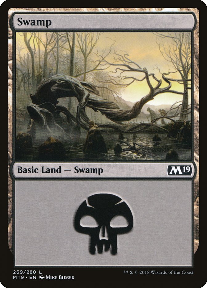 Swamp (269) [Core Set 2019] | Anubis Games and Hobby