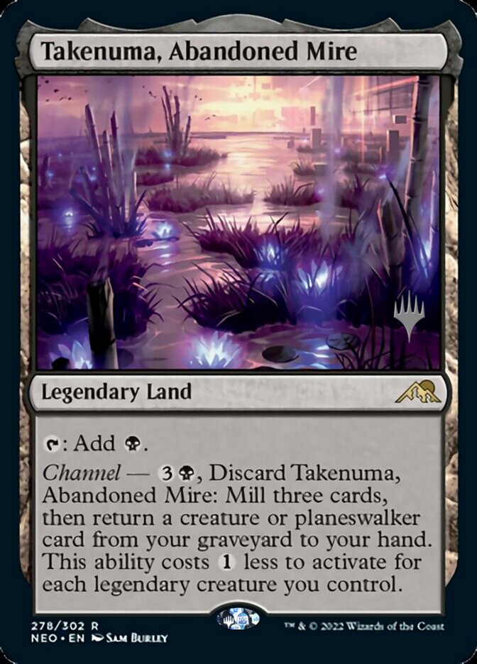 Takenuma, Abandoned Mire (Promo Pack) [Kamigawa: Neon Dynasty Promos] | Anubis Games and Hobby