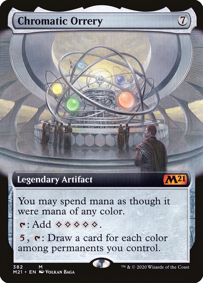 Chromatic Orrery (Extended Art) [Core Set 2021] | Anubis Games and Hobby