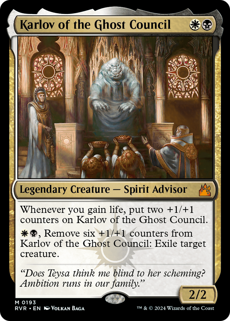 Karlov of the Ghost Council [Ravnica Remastered] | Anubis Games and Hobby