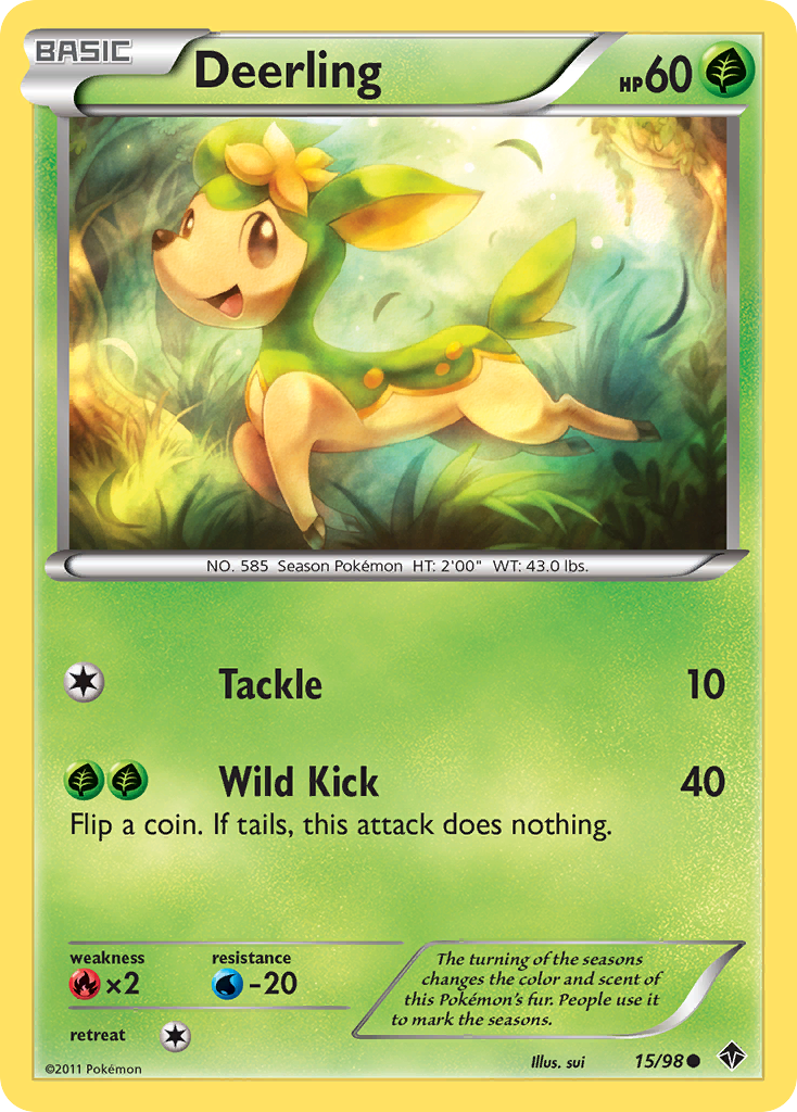 Deerling (15/98) [Black & White: Emerging Powers] | Anubis Games and Hobby
