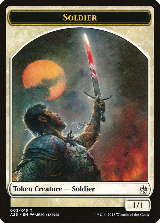 Soldier Token [Masters 25 Tokens] | Anubis Games and Hobby