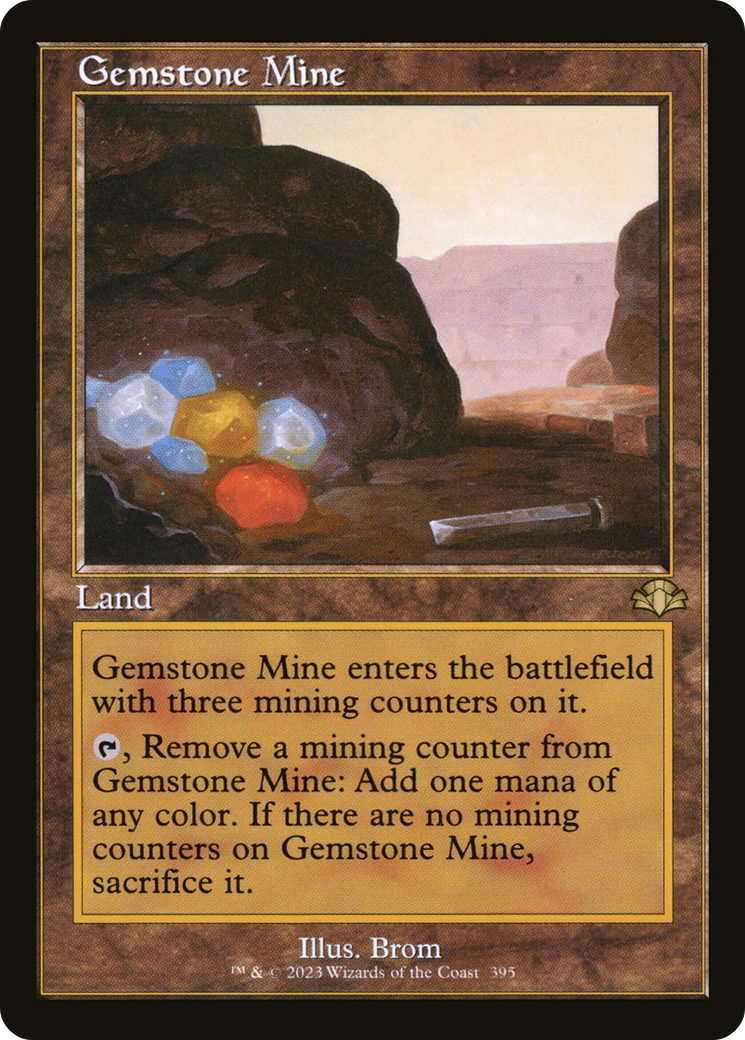 Gemstone Mine (Retro) [Dominaria Remastered] | Anubis Games and Hobby