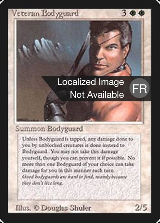 Veteran Bodyguard [Foreign Black Border] | Anubis Games and Hobby