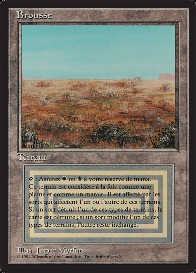 Scrubland [Foreign Black Border] | Anubis Games and Hobby